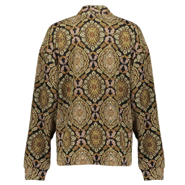 Vrouwen Geisha Fashion Geisha Dames Vest Met Print 35577-20 Zwart