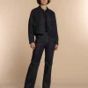 Vrouwen Geisha Fashion Geisha Dames Wide Leg Jeans 31510-10 Dark Blue Denim