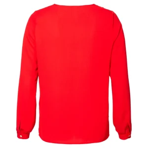 Vrouwen Geisha Fashion Geisha Gevoerde Top Vlindermouw 93509-10 Rood
