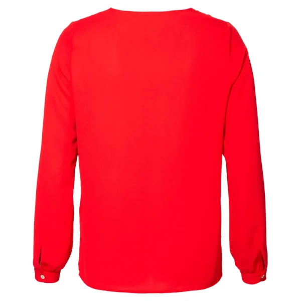 Vrouwen Geisha Fashion Geisha Gevoerde Top Vlindermouw 93509-10 Rood