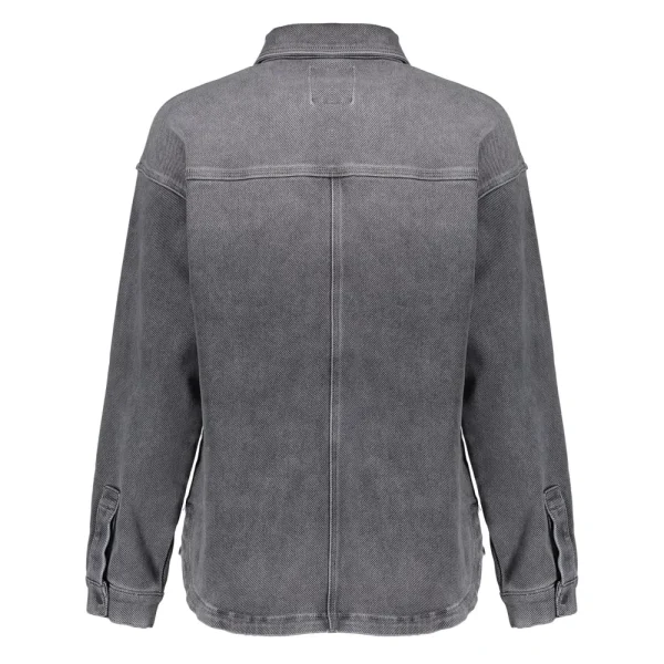 Vrouwen Geisha Fashion Geisha Jog Denim Blouse Jacket 25512-10 Grey Denim