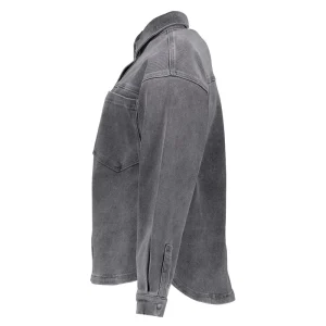 Vrouwen Geisha Fashion Geisha Jog Denim Blouse Jacket 25512-10 Grey Denim