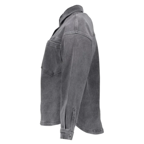 Vrouwen Geisha Fashion Geisha Jog Denim Blouse Jacket 25512-10 Grey Denim