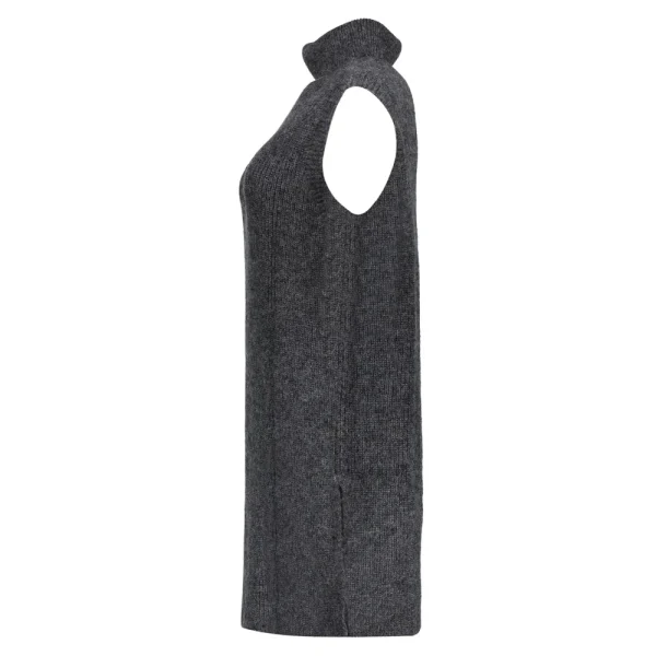 Vrouwen Geisha Fashion Geisha Knitted Long Spencer 24513-10 Anthracite
