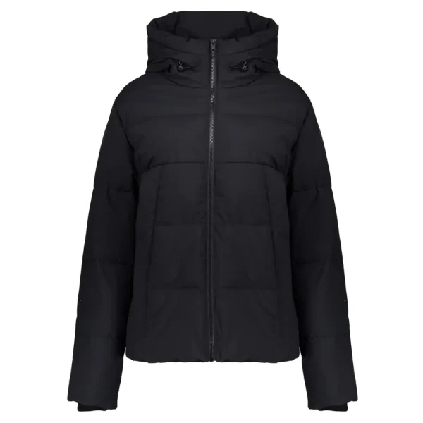 Vrouwen Geisha Fashion Geisha Korte Gevoerde Puffer Winterjas 28572-16 Zwart