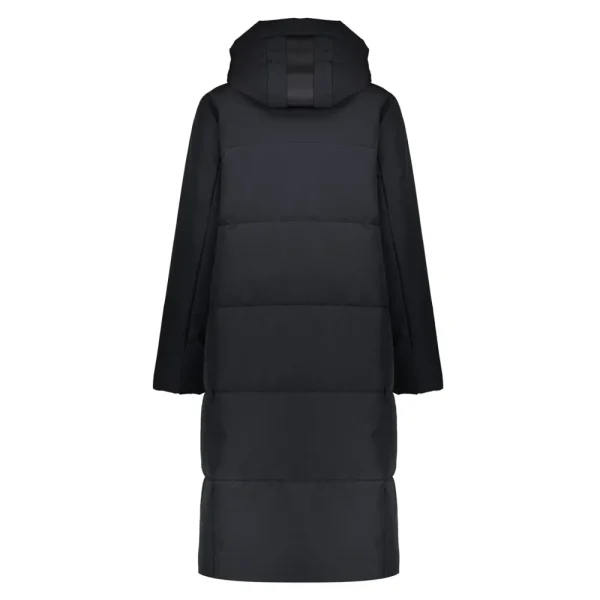 Vrouwen Geisha Fashion Geisha Lange Puffer Winterjas 28570-16 Zwart