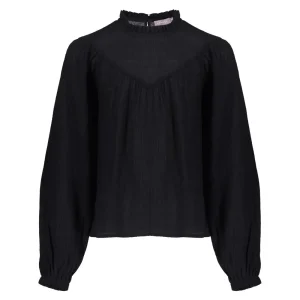 Meisjes Geisha Fashion Geisha Meisjes Blouse Met Ruffles 33561K-26 Zwart