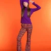 Meisjes Geisha Fashion Geisha Meisjes Flared Legging Met Print 31660K-20 Paars