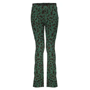 Meisjes Geisha Fashion Geisha Meisjes Flared Legging Met Paisley Print 31556K-60 Emerald