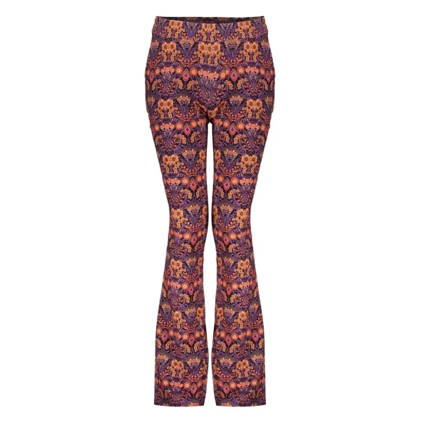 Meisjes Geisha Fashion Geisha Meisjes Flared Legging Met Print 31660K-20 Paars