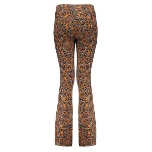 Meisjes Geisha Fashion Geisha Meisjes Flared Legging Met Bloemenprint 31557K-60 Zwart