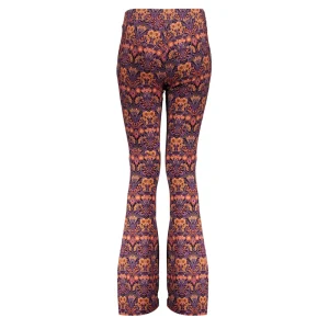 Meisjes Geisha Fashion Geisha Meisjes Flared Legging Met Print 31660K-20 Paars