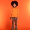 Meisjes Geisha Fashion Geisha Meisjes Hoodie Met Borduursel 32579K-24 Oranje