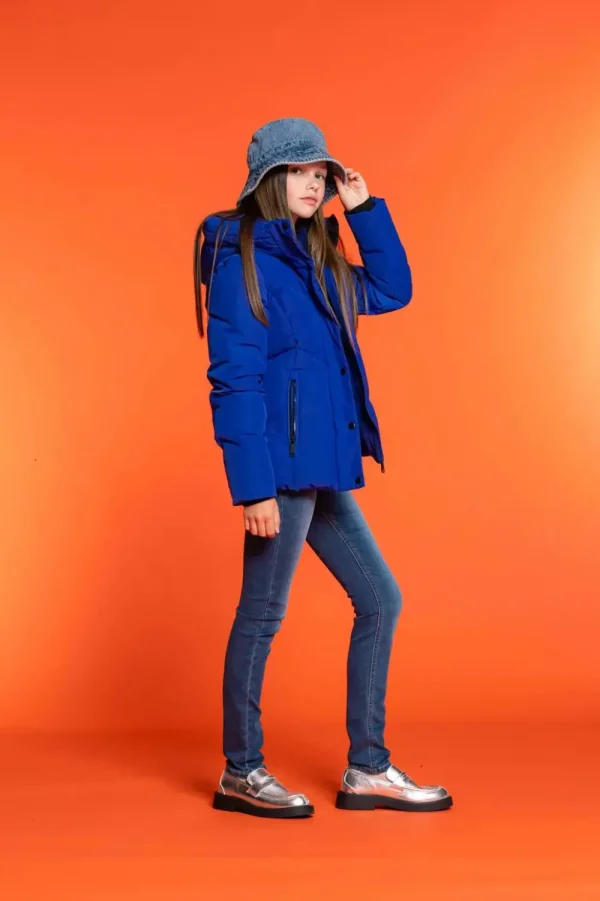 Meisjes Geisha Fashion Geisha Meisjes Korte Pufferjas 38535K-12 Cobalt