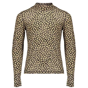 Meisjes Geisha Fashion Geisha Meisjes Mesh Top Met Bloemenprint 32621K-14 Zwart