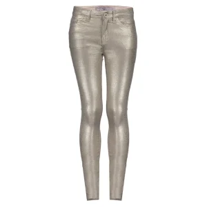 Meisjes Geisha Fashion Geisha Meisjes Metallic Snake Print Skinny Jeans 31522K-10 Gold