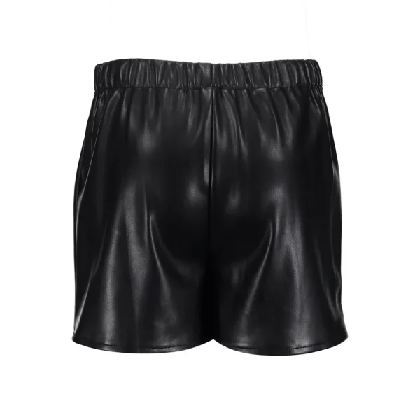 Meisjes Geisha Fashion Geisha Meisjes Pu Leren Skort 36531K-19 Zwart