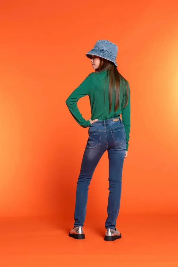 Meisjes Geisha Fashion Geisha Meisjes Skinny Jeans 31503K-10 Stonewash Denim