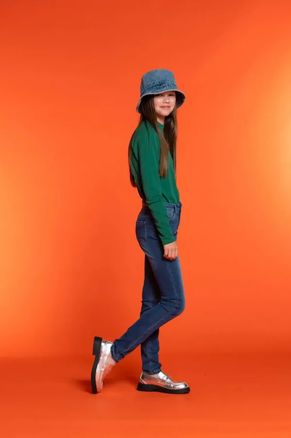 Meisjes Geisha Fashion Geisha Meisjes Skinny Jeans 31503K-10 Stonewash Denim