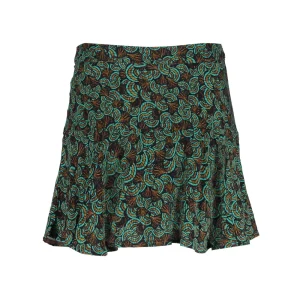Meisjes Geisha Fashion Geisha Meisjes Skort Met Paisley Print 36540K-60 Emerald