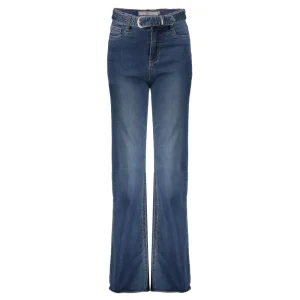 Meisjes Geisha Fashion Geisha Meisjes Straight Fit Jeans Met Riem 31506K-10 Blue Denim