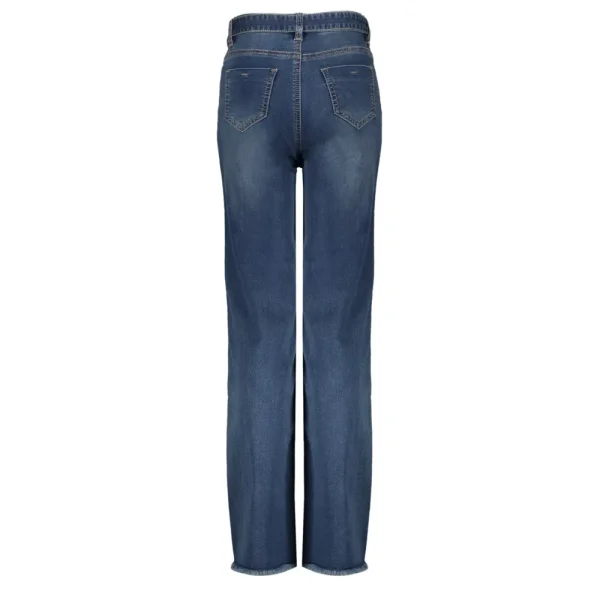 Meisjes Geisha Fashion Geisha Meisjes Straight Fit Jeans Met Riem 31506K-10 Blue Denim