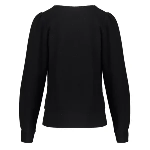 Meisjes Geisha Fashion Geisha Meisjes Sweater Met Pofmouwen 32550K-21 Zwart