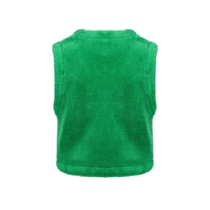 Meisjes Geisha Fashion Geisha Meisjes Teddy Gilet 35603K-21 Groen