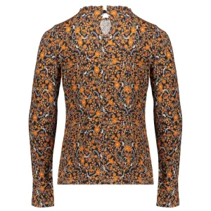 Meisjes Geisha Fashion Geisha Meisjes Top Met Bloemenprint 33574K-60 Zwart