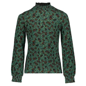 Meisjes Geisha Fashion Geisha Meisjes Top Met Paisley Print 32586K-60 Emerald