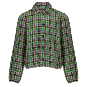 Meisjes Geisha Fashion Geisha Meisjes Tweed Blouse Jas 33685K-20 Groen