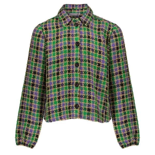 Meisjes Geisha Fashion Geisha Meisjes Tweed Blouse Jas 33685K-20 Groen