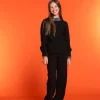 Meisjes Geisha Fashion Geisha Meisjes Wijdvallende Broek 31582K-21 Zwart