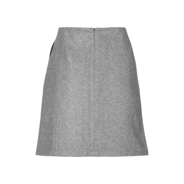 Vrouwen Geisha Fashion Geisha Mini Rok 96508-10 Grey Melange