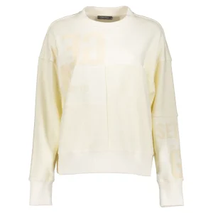 Vrouwen Geisha Fashion Geisha Patchwork Crewneck Sweater 23509-10 Off-White