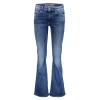 Vrouwen Geisha Fashion Geisha 5-Pocket Flared Jeans 21581-50 Belle Blue Denim