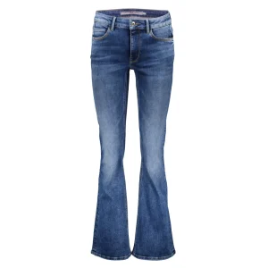 Vrouwen Geisha Fashion Geisha 5-Pocket Flared Jeans 21581-50 Belle Blue Denim
