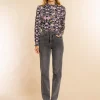 Vrouwen Geisha Fashion Geisha 5-Pocket Wide Jeans String 21714-10 Grey Denim