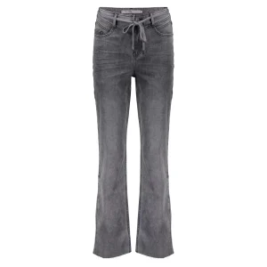 Vrouwen Geisha Fashion Geisha 5-Pocket Wide Jeans String 21714-10 Grey Denim