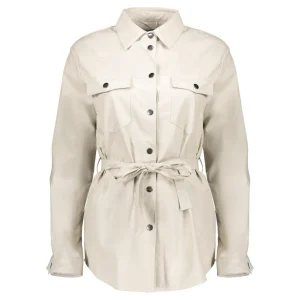 Vrouwen Geisha Fashion Geisha Pu Doorknoop Blouse 03525-19 Off-White