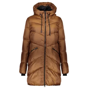 Vrouwen Geisha Fashion Geisha Puffer Jas Black Details 28528-21 Bronze