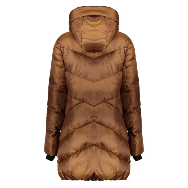Vrouwen Geisha Fashion Geisha Puffer Jas Black Details 28528-21 Bronze