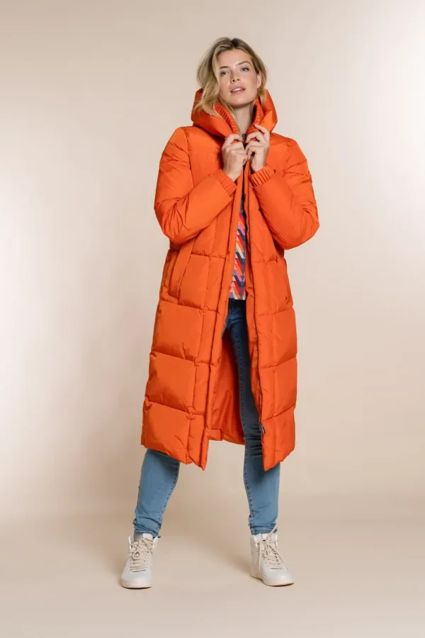 Vrouwen Geisha Fashion Geisha Puffer Winterjas Fancy Capuchon 28527-21 Army