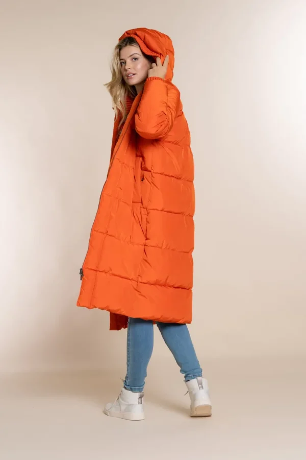 Vrouwen Geisha Fashion Geisha Puffer Winterjas Fancy Capuchon 28527-21 Army