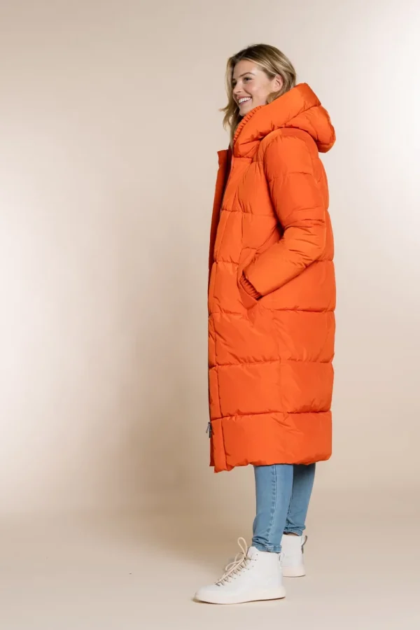 Vrouwen Geisha Fashion Geisha Puffer Winterjas Fancy Capuchon 28527-21 Army