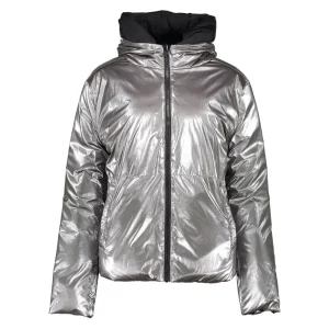 Vrouwen Geisha Fashion Geisha Reversible Winterjas 08538-12 Silver