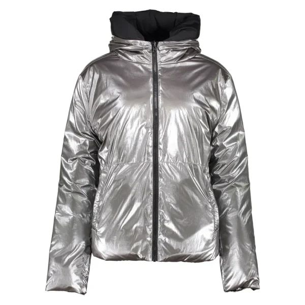 Vrouwen Geisha Fashion Geisha Reversible Winterjas 08538-12 Silver