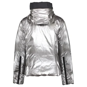 Vrouwen Geisha Fashion Geisha Reversible Winterjas 08538-12 Silver