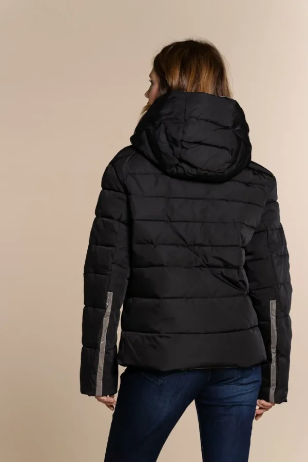 Vrouwen Geisha Fashion Geisha Reversible Winterjas 08538-12 Silver