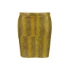 Vrouwen Geisha Fashion Geisha Rok Croco 96855-20 Mustard